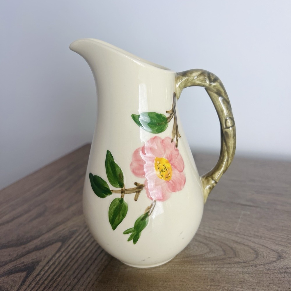 FRANCISCAN DESERT ROSE 6 inch  SYRUP PITCHER - Picture 3 of 9